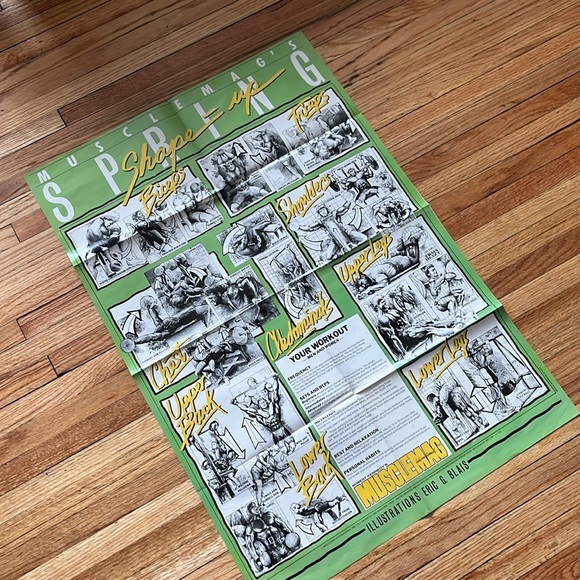 Vintage MuscleMag Poster / 1993 / Muscle Magazine - Picture 2 of 8